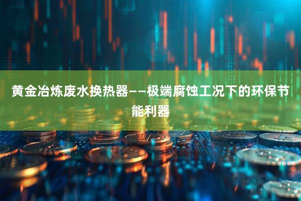 黄金冶炼废水换热器——极端腐蚀工况下的环保节能利器