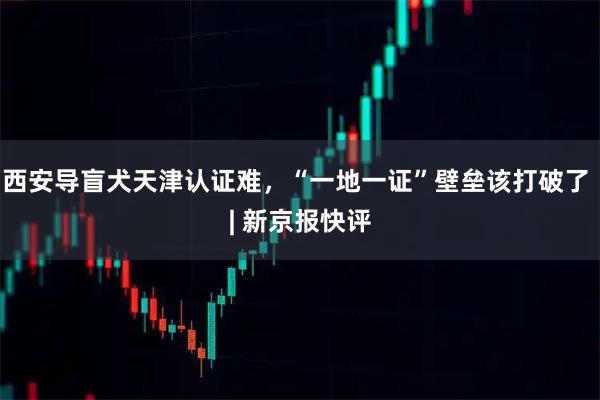 西安导盲犬天津认证难，“一地一证”壁垒该打破了 | 新京报快评